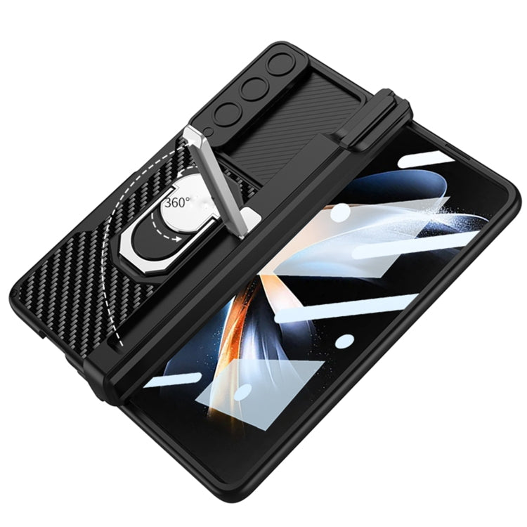 For Samsung Galaxy Z Fold4 GKK Integrated Magnetic Armor Full Coverage Phone Case(Litchi Texture) - Galaxy Z Fold4 5G Cases by GKK | Online Shopping UK | buy2fix