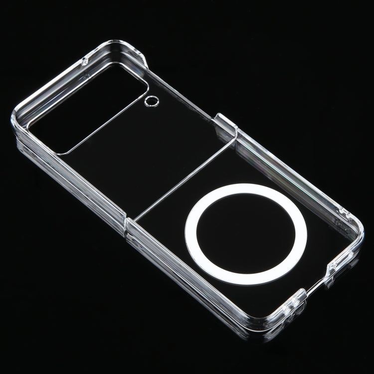 For Samsung Galaxy Z Flip4 MagSafe All-Inclusive Shockproof PC Phone Case(Transparent) - Galaxy Z Flip4 5G Cases by buy2fix | Online Shopping UK | buy2fix