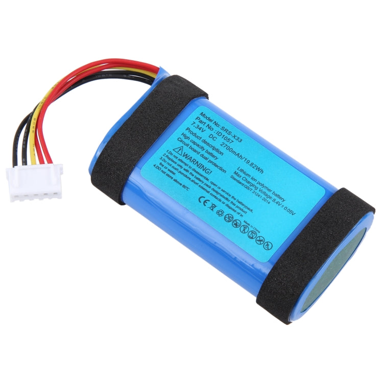 For Sony SRS-X33 ST-03 2700mAh Battery Replacement - For Sony by buy2fix | Online Shopping UK | buy2fix