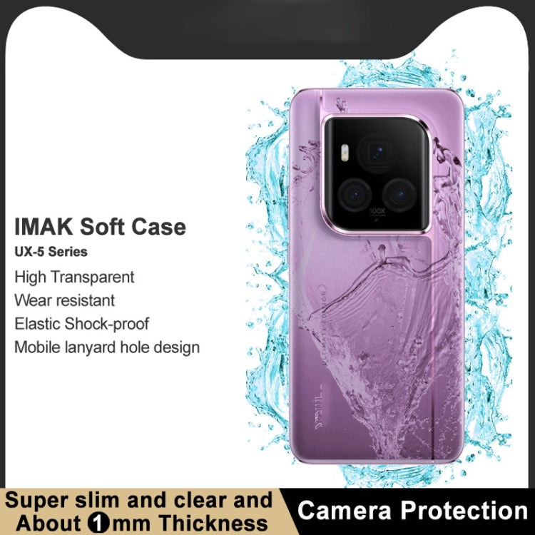 For Honor Magic6 Ultimate 5G imak UX-5 Series Transparent Shockproof TPU Protective Case(Transparent) - Honor Cases by imak | Online Shopping UK | buy2fix