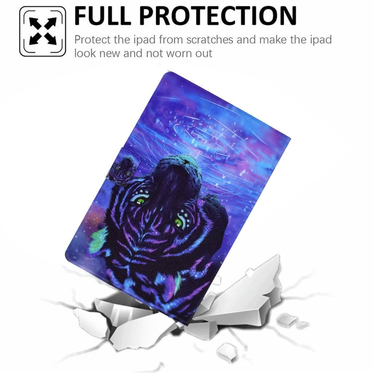 For Lenovo Tab M11 / Xiaoxin Pad 11 2024 Colored Drawing Smart Leather Tablet Case(Starry Sky Lion) - Lenovo by buy2fix | Online Shopping UK | buy2fix