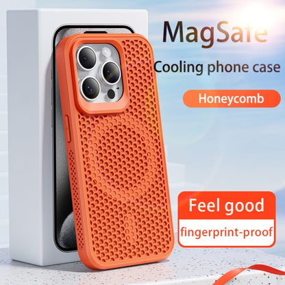 For iPhone 16 Plus MagSafe Magnetic Heat Dissipation Phone Case(Brown) - iPhone 16 Plus Cases by buy2fix | Online Shopping UK | buy2fix