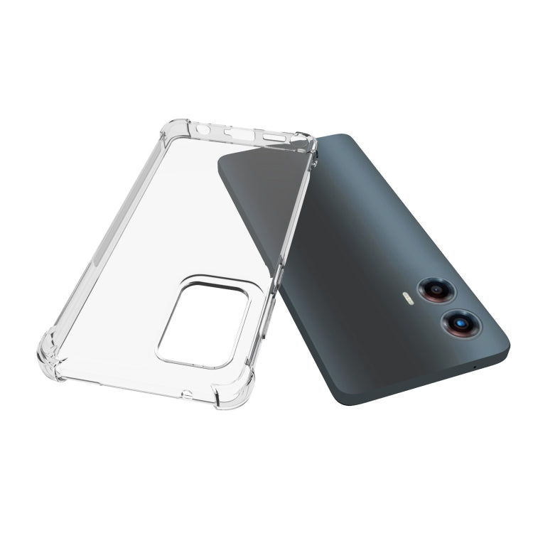 For Motorola Moto G Stylus 5G 2024 Shockproof Non-slip Thickening TPU Phone Case(Transparent) - Motorola Cases by buy2fix | Online Shopping UK | buy2fix