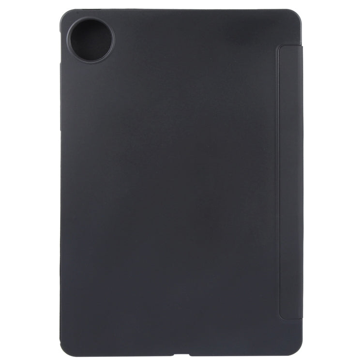 For Huawei MatePad Pro 11 2022/2024 Tri-fold Silicone Leather Tablet Case(Black) - Huawei by buy2fix | Online Shopping UK | buy2fix