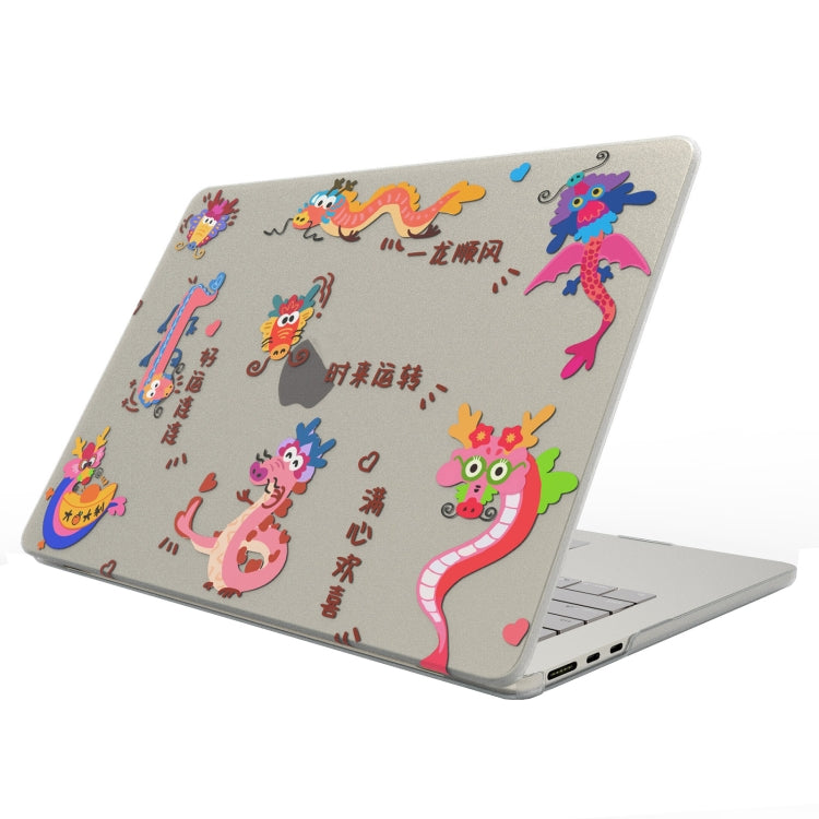 For MacBook Air 13.3 A1932 / A2179 / A2337 UV Printed Pattern Laptop Frosted Protective Case(DDC-1683) - MacBook Air Cases by buy2fix | Online Shopping UK | buy2fix