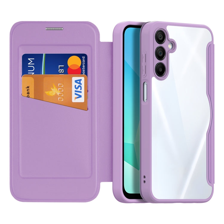 For Samsung Galaxy A16 4G / 5G DUX DUCIS Skin X Pro Series PC + TPU Phone Leather Case(Purple) - Galaxy Phone Cases by DUX DUCIS | Online Shopping UK | buy2fix