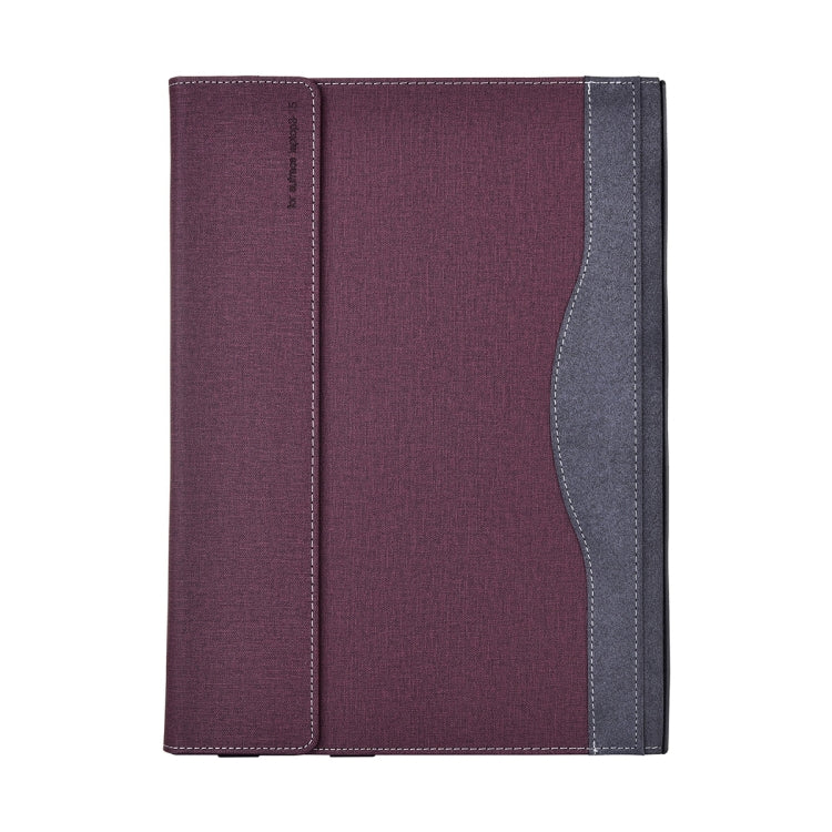 For Lenovo ThinkPad X1 Yoga Gen 7 14 inch Cloth Texture Laptop Leather Protective Case(Wine Red) - Other by buy2fix | Online Shopping UK | buy2fix