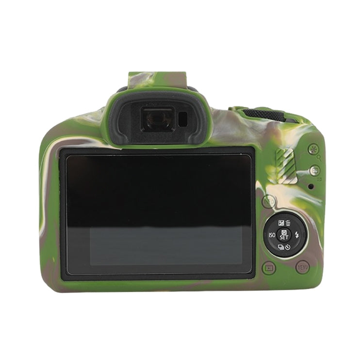 For Canon EOS R100 Glossy Soft Silicone Protective Case(Camouflage) - Protective Case by buy2fix | Online Shopping UK | buy2fix