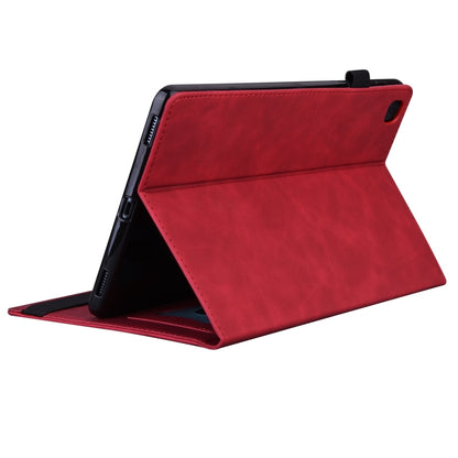 For iPad Pro 13 2024 Splicing Shockproof Leather Tablet Case(Red) - iPad Pro 13 2024 Cases by buy2fix | Online Shopping UK | buy2fix