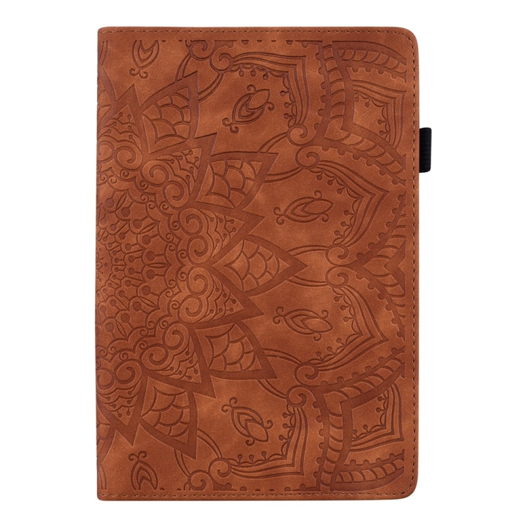 For iPad Pro 13 2024 Calf Texture Embossed Leather Tablet Case(Brown) - iPad Pro 13 2024 Cases by buy2fix | Online Shopping UK | buy2fix