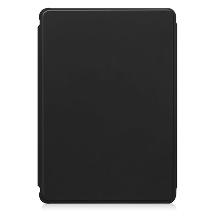 For iPad Air 11 2024 Transparent Rotation Smart Leather Tablet Case(Black) - iPad Air 11 2024 Cases by buy2fix | Online Shopping UK | buy2fix