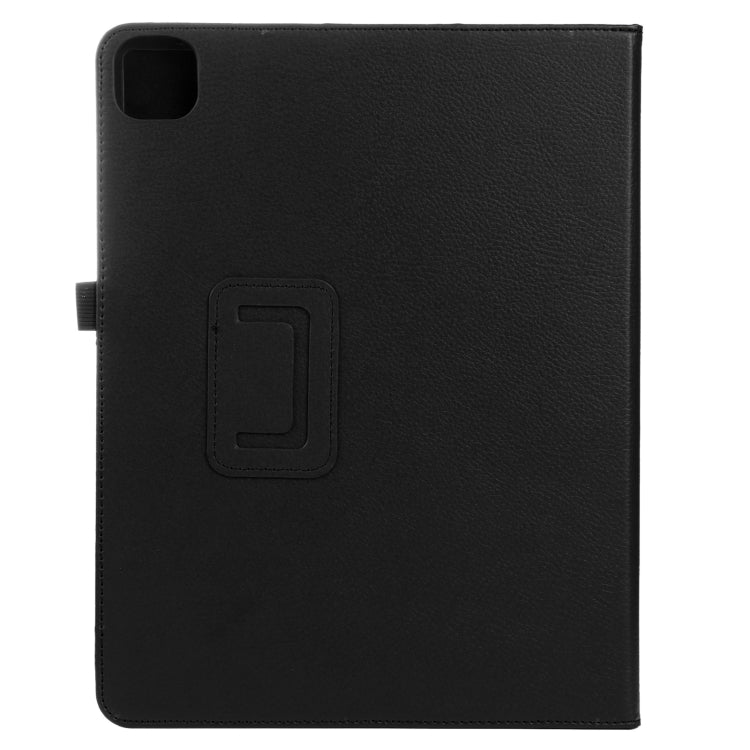 For iPad Pro 13 2024 Litchi Texture Solid Color Leather Tablet Case(Black) - iPad Pro 13 2024 Cases by buy2fix | Online Shopping UK | buy2fix