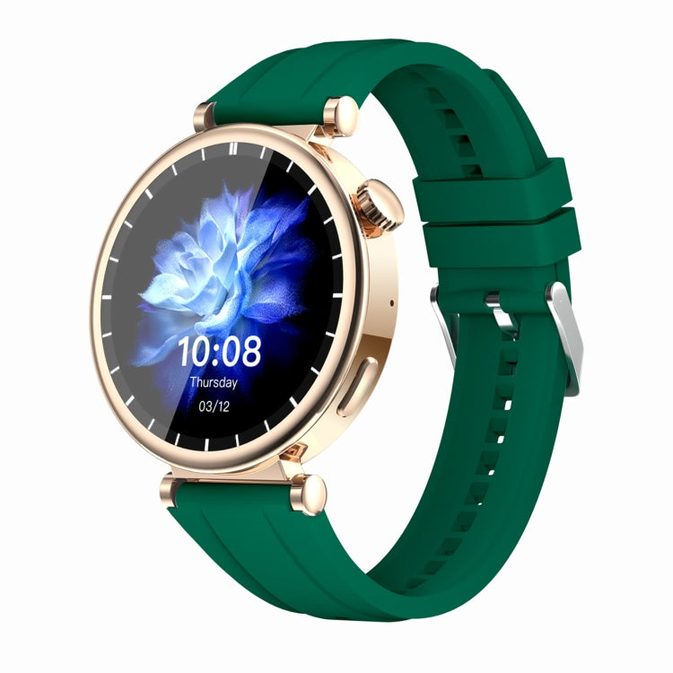 WS520 1.28 inch IP67 Sport Smart Watch, Support Bluetooth Call / Sleep / Blood Oxygen / Heart Rate / Blood Pressure Health Monitor(Rose Gold+Green) - Smart Watches by buy2fix | Online Shopping UK | buy2fix