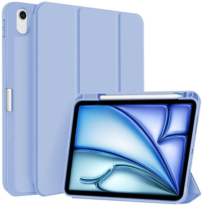 For iPad Air 11 2024 3-fold TPU Smart Leather Tablet Case with Pen Slot(Ice Blue) - iPad Air 11 2024 Cases by buy2fix | Online Shopping UK | buy2fix