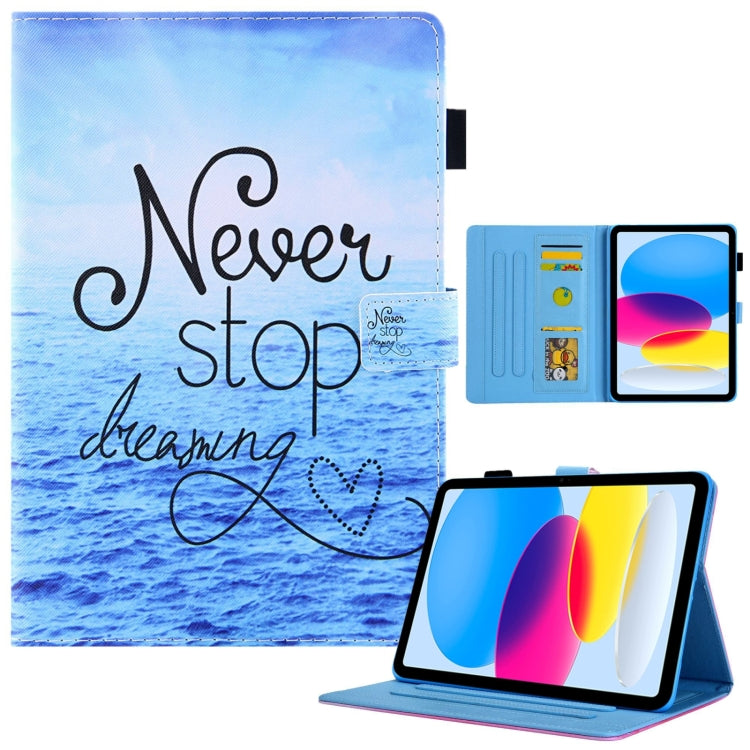 For iPad Pro 11 2024 Colored Drawing Leather Smart Tablet Case(Never Stop) - iPad Pro 11 2024 Cases by buy2fix | Online Shopping UK | buy2fix