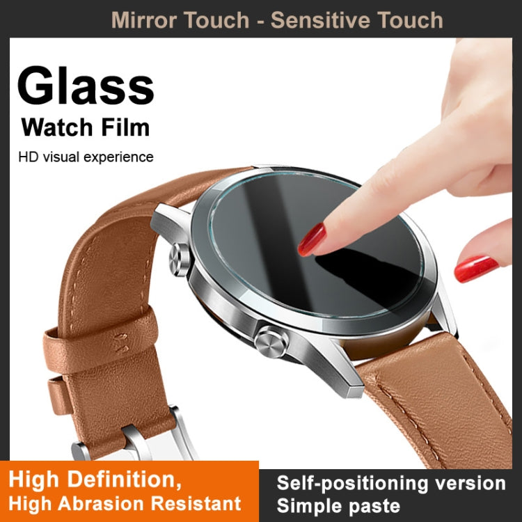 For Samsung Galaxy Watch5 40mm IMAK Tempered Glass Watch Protective Film Self-contained Positioning Version - Screen Protector by imak | Online Shopping UK | buy2fix