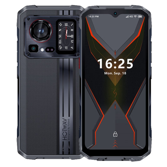 [HK Warehouse] HOTWAV Cyber 15, 12GB+256GB, IP68/IP69K Rugged Phone, 6280mAh, 6.6 inch Android 13 MediaTek MT6789 Helio G99 Octa Core, Network: 4G, NFC, OTG(Knight Black) - Other by HOTWAV | Online Shopping UK | buy2fix