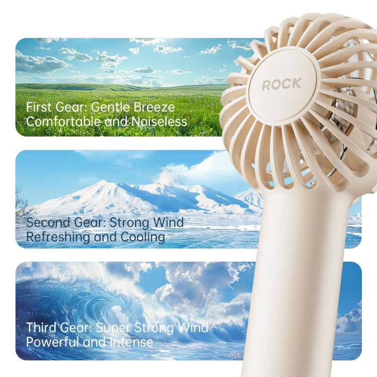 ROCK YW-DC03 Air Bubble Mini Handheld Fan - Electric Fans by ROCK | Online Shopping UK | buy2fix