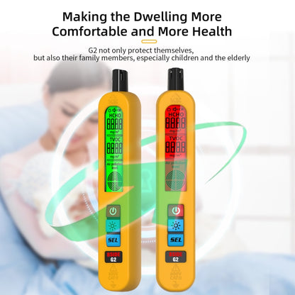 BSIDE G2 Portable Air Quality Detector Indoor Formaldehyde Tester - Air & Water Quality Tester by BSIDE | Online Shopping UK | buy2fix