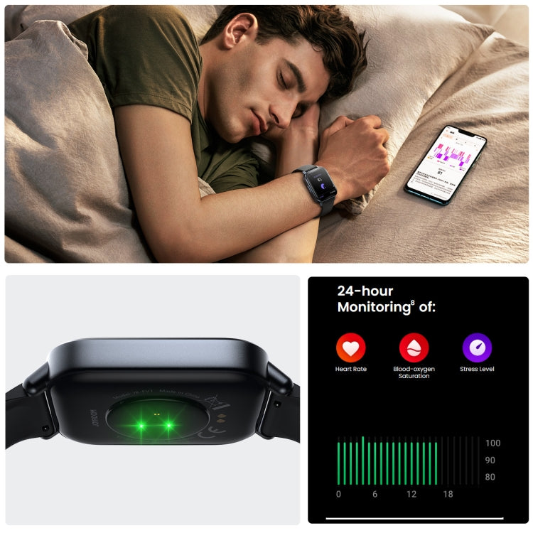 JOYROOM Fit-life Series JR-FT3S 1.96 inch Bluetooth Call Smart Watch Supports Sleep Monitoring(Space Grey) - Smart Watches by JOYROOM | Online Shopping UK | buy2fix