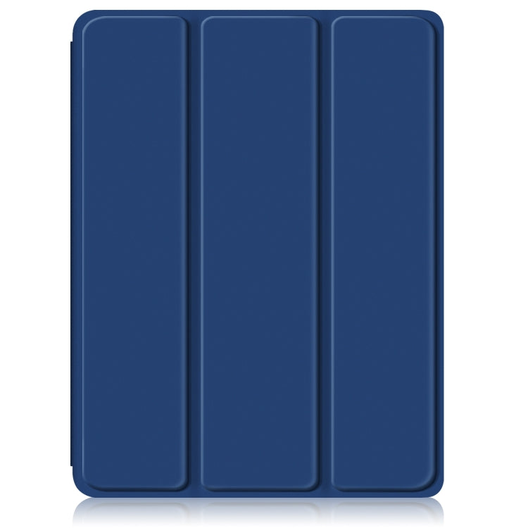 For iPad Air 11 2024 / Pro 11 2022 Acrylic 3-Fold Smart Leather Tablet Case(Dark Blue) - iPad Air 11 2024 Cases by buy2fix | Online Shopping UK | buy2fix