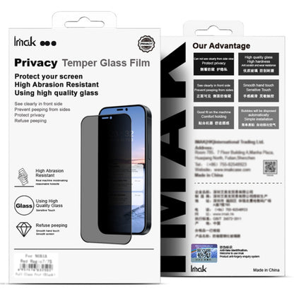 For vivo S19 Pro / V40 imak No Edge Version 3D Curved Privacy Full Screen Tempered Glass Film - vivo Tempered Glass by imak | Online Shopping UK | buy2fix