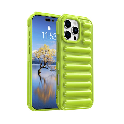 For iPhone 16 Pro Max Capsule Series Candy Color TPU Phone Case(Green) - iPhone 16 Pro Max Cases by buy2fix | Online Shopping UK | buy2fix