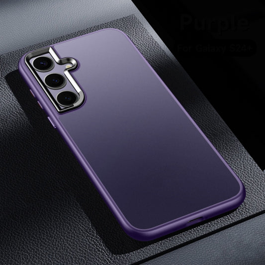 For Samsung Galaxy S24+ 5G SULADA Skin Feel Matte Shockproof Phone Case(Purple) - Galaxy S24+ 5G Cases by SULADA | Online Shopping UK | buy2fix