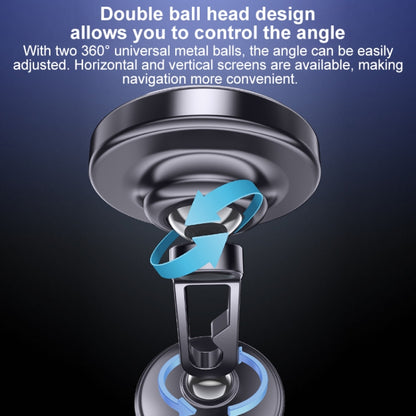 Yesido C210 Double Ball Magnetic Car Holder(Black) - Car Holders by Yesido | Online Shopping UK | buy2fix