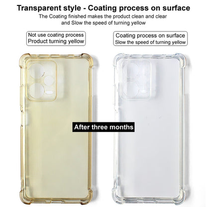 For iPhone 16 imak Shockproof Airbag TPU Phone Case(Transparent Black) - iPhone 16 Cases by imak | Online Shopping UK | buy2fix