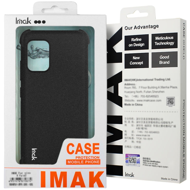 For iPhone 16 Pro Max imak Shockproof Airbag TPU Phone Case(Matte Black) - iPhone 16 Pro Max Cases by imak | Online Shopping UK | buy2fix