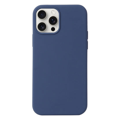 For iPhone 16 Pro Liquid Silicone Phone Case(Blue) - iPhone 16 Pro Cases by buy2fix | Online Shopping UK | buy2fix