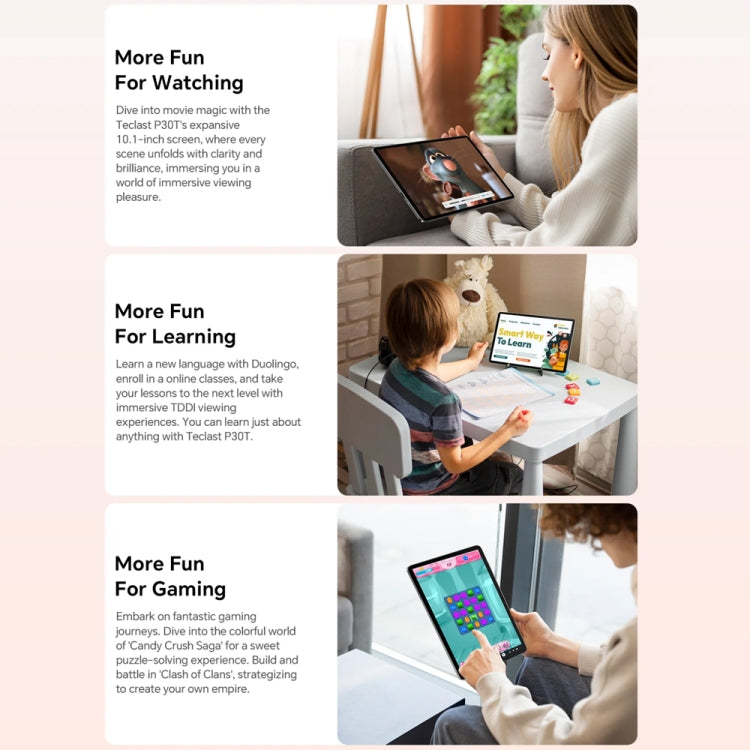 Teclast P30T Tablet PC 10.1 inch WiFi6, 4GB+128GB,  Android 14 Allwinner A523 Octa Core - TECLAST by TECLAST | Online Shopping UK | buy2fix