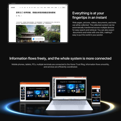 Honor MagicPad2 WiFi Tablet PC, 16GB+1TB, 12.3 inch MagicOS 8.0.1 Qualcomm Snapdragon 8s Gen 3 Octa Core(White) - Huawei by Huawei | Online Shopping UK | buy2fix
