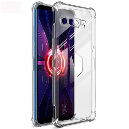 For Asus ROG Phone 3 ZS661KS IMAK All-inclusive Shockproof Airbag TPU Case with Screen Protector(Transparent) - ASUS Cases by imak | Online Shopping UK | buy2fix