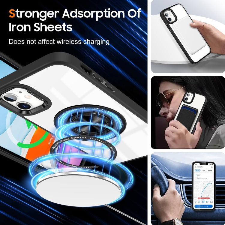 For iPhone 16 Magnetic Rotating Ring Holder Phone Case(Black) - iPhone 16 Cases by buy2fix | Online Shopping UK | buy2fix