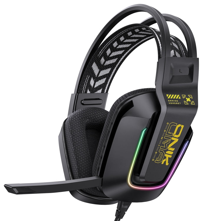 ONIKUMA X13 RGB Colorful Lighting Wired Gaming Headset with Microphone, Length:2.2m(Black) - Multimedia Headset by ONIKUMA | Online Shopping UK | buy2fix