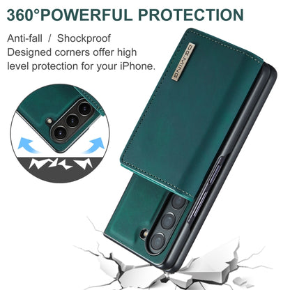 For Samsung Galaxy Z Fold6 DG.MING M1 Series 3-Fold Multi Card Wallet + Magnetic Phone Case(Green) - Galaxy Z Fold6 5G Cases by DG.MING | Online Shopping UK | buy2fix