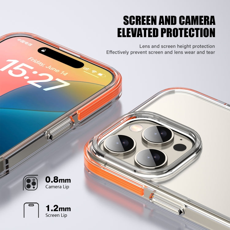 For iPhone 16 Pro TPE Airbag TPU+ PC Full Coverage Phone Case(White) - iPhone 16 Pro Cases by buy2fix | Online Shopping UK | buy2fix