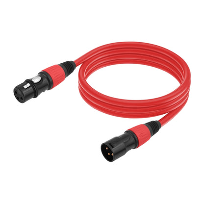 JC1015 XLR 3pin Male to Female Audio Cable, Length:1m(Red) - Microphone Audio Cable & Connector by buy2fix | Online Shopping UK | buy2fix