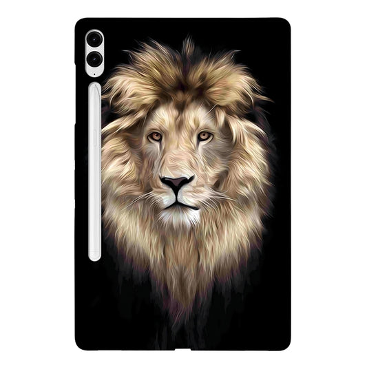 For Samsung Galaxy Tab S9+ / S9 FE+ Color Painting Pattern Smart Tablet TPU Case(Lion) - Galaxy Tab S9+ Cases by buy2fix | Online Shopping UK | buy2fix