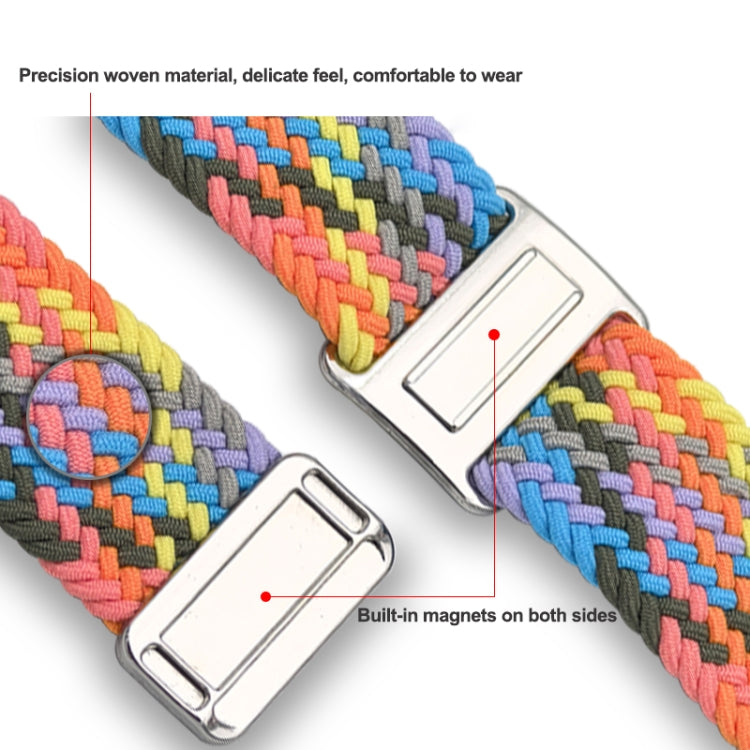 For Samsung Galaxy Watch Ultra 47mm Nylon Loop Magnetic Buckle Watch Band(Starlight Color) - Watch Bands by buy2fix | Online Shopping UK | buy2fix