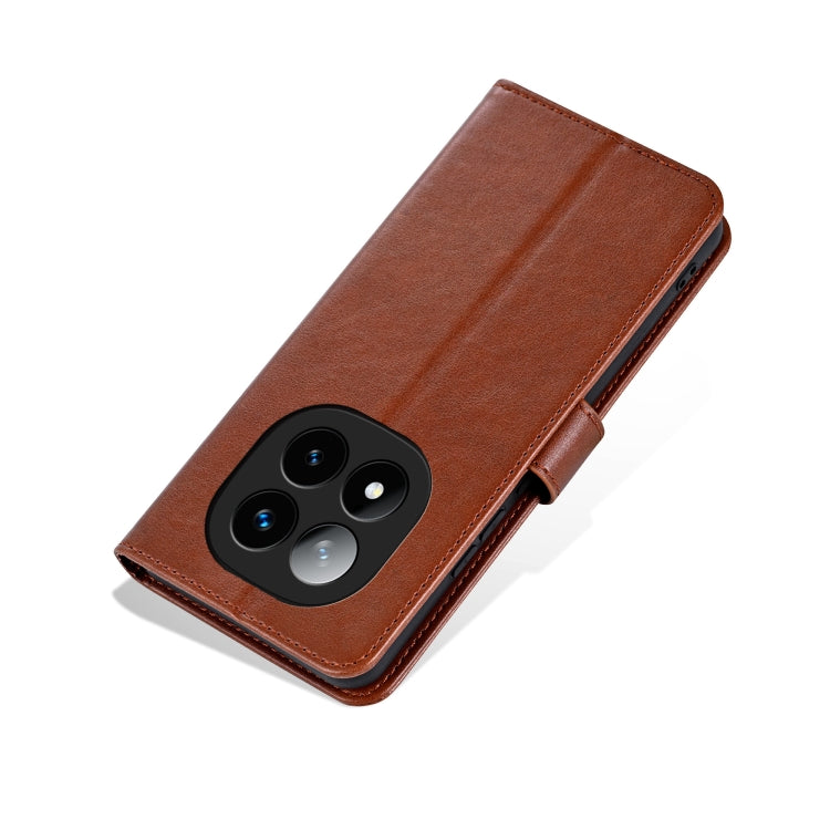 For Redmi Note 14 Pro 5G AZNS Sheepskin Texture Flip Leather Phone Case(Brown) - Note 14 Pro Cases by AZNS | Online Shopping UK | buy2fix