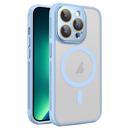 For iPhone 13 Pro Max Side Cooling Skin Feel Frosted MagSafe Magnetic Phone Case(Sky Blue) - iPhone 13 Pro Max Cases by buy2fix | Online Shopping UK | buy2fix