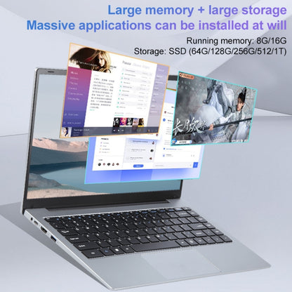 14 inch Windows 11 Laptop, 8GB+256GB, Gen 5th Intel Core i5 CPU, 180 Degree Rotation Axis(Silver) - Others by buy2fix | Online Shopping UK | buy2fix