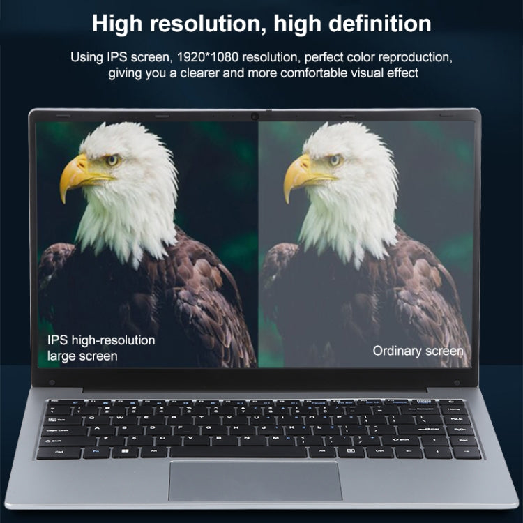 14 inch Windows 11 Laptop, 8GB+256GB, Gen 5th Intel Core i5 CPU, 180 Degree Rotation Axis(Silver) - Others by buy2fix | Online Shopping UK | buy2fix