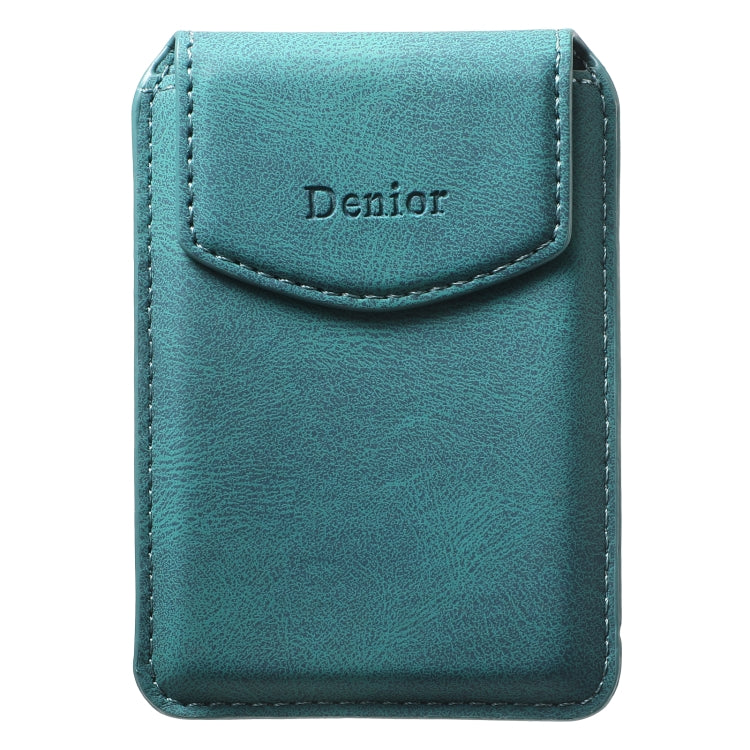 Denior V12 MagSafe Magnetic Phone PU Card Sleeve(Blue) - Others Accessories by Denior | Online Shopping UK | buy2fix