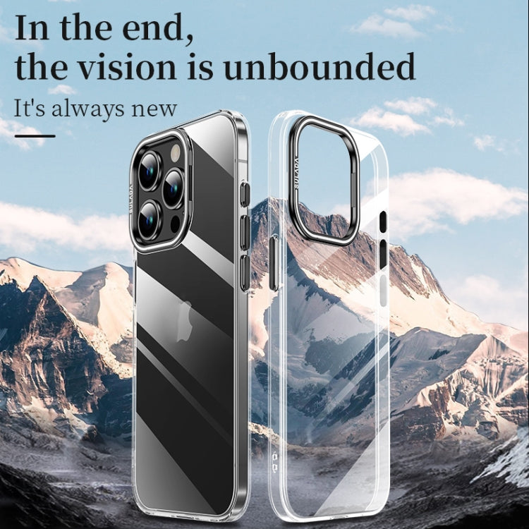 For iPhone 16 Pro Max SULADA PC + Aluminum Alloy Lens Holder Phone Case(Black) - iPhone 16 Pro Max Cases by SULADA | Online Shopping UK | buy2fix