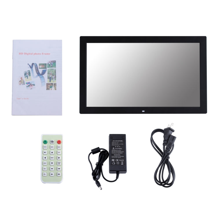 21.5 inch IPS Screen Digital Photo Frame, Plug Type:US Plug(Black) - 15 inch Above by buy2fix | Online Shopping UK | buy2fix