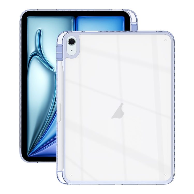 For iPad Air 13 2025 / 2024 Acrylic Hybrid TPU Tablet Case with Pen Slot(Lavender) - iPad Air 13 2025 / 2024 Cases by buy2fix | Online Shopping UK | buy2fix